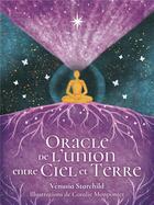 Couverture du livre « Oracle de l'union entre ciel et terre » de Venusia Starchild et Coralie Monpontet aux éditions Vega