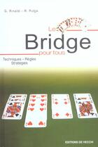 Couverture du livre « Bridge pour tous (le) » de Rinaldi aux éditions De Vecchi
