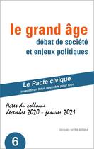 Couverture du livre « Le grand age » de  aux éditions Jacques Andre