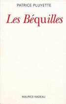 Couverture du livre « Les béquilles » de Patrice Pluyette aux éditions Maurice Nadeau