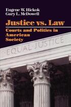Couverture du livre « Justice vs. Law » de Macdowell Gary L aux éditions Free Press