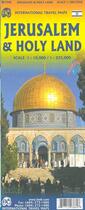 Couverture du livre « Jerusalem and holy land » de  aux éditions Itm