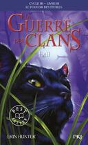 Couverture du livre « La guerre des clans - cycle 3 ; le pouvoir des étoiles Tome 3 : exil » de Erin Hunter aux éditions Pocket Jeunesse