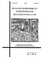 Couverture du livre « Bulletin d'histoire et d'epistemologie des sciences de la vie n 29/2 - maladie, medecine, societe en » de Craus Yann aux éditions Kime