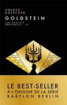 Couverture du livre « Une enquête berlinoise Tome 3 : Goldstein » de Volker Kutscher aux éditions Nouveau Monde