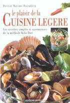 Couverture du livre « Plaisir de la cuisine legere methode kilo diet » de Rosemberg aux éditions De Vecchi