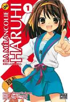 Couverture du livre « La mélancolie de Haruhi ; Brigade S.O.S. Tome 1 » de Nagaru Tanigawa et Noizi Ito et Gaku Tsugano aux éditions Pika