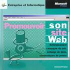 Couverture du livre « Promouvoir Votre Site Web » de Jean Marc Herellier aux éditions Microsoft Press