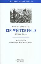 Couverture du livre « Ein weites Feld, de Günter Grass » de Marie-Helene Queval aux éditions Editions Du Temps