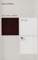 Couverture du livre « Lettre à Pusey » de John Henry Newman aux éditions Ad Solem