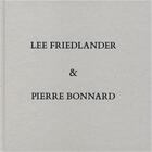 Couverture du livre « Lee friedlander & pierre bonnard » de Friedlander/Bonnard aux éditions Steidl