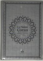 Couverture du livre « Saint coran (14 x 19 cm) avec pages arc-en-ciel (rainbow) - bilingue (fr/ar) - couverture argent » de Revelation aux éditions Albouraq