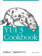 Couverture du livre « YUI 3 Cookbook » de Evan Goer aux éditions O'reilly Media