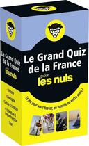 Couverture du livre « Boite a questions - le grand quiz de la france pour les nuls » de  aux éditions First