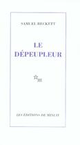 Couverture du livre « Le dépeupleur » de Samuel Beckett aux éditions Minuit