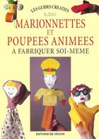 Couverture du livre « Marionnettes et poupees animees » de G Spini aux éditions De Vecchi