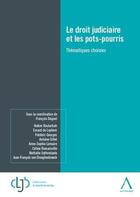 Couverture du livre « Le droit judiciaire et les pots-pourris ; thématiques choisies » de Francois Deguel et Collectif aux éditions Anthemis