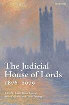 Couverture du livre « The Judicial House of Lords: 1876-2009 » de Louis Blom-Cooper Qc aux éditions Oup Oxford