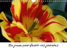 Couverture du livre « Du jaune pour fleurir vos journées (édition 2020) » de Brillard Thierr aux éditions Calvendo
