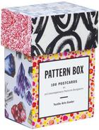 Couverture du livre « Pattern Box 100 Postcards /Anglais » de Textiles Arts Center aux éditions Princeton Architectural