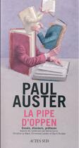 Couverture du livre « La pipe d'Oppen » de Paul Auster aux éditions Actes Sud
