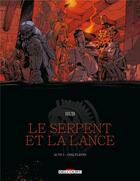 Couverture du livre « Le serpent et la lance Tome 3 : Cinq-fleurs » de Hub aux éditions Delcourt