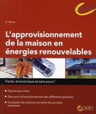 Couverture du livre « L'approvisionnement de la maison en énergies renouvelables » de Boris Hanus aux éditions Saep