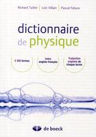 Couverture du livre « Dictionnaire de physique » de Taillet aux éditions De Boeck