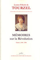 Couverture du livre « Mémoires sur la Révolution. Tome 2 (1791-1795) » de Louise De Tourzel aux éditions Paleo