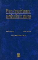 Couverture du livre « Plans d'expériences : construction et analyse » de Daniel Benoist et Sandrine Germain-Tourbier et Yves Tourbier aux éditions Tec Et Doc