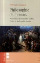 Couverture du livre « Philosophie de la mort » de Guillaume Cuchet aux éditions Parole Et Silence