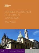 Couverture du livre « L'éthique protestante et l'esprit du capitalisme » de Max Weber aux éditions Presses Electroniques De France