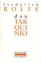 Couverture du livre « Don Tarquinio » de Frederick Rolfe aux éditions Gallimard