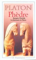 Couverture du livre « Phedre, suivi de : la pharmacie de platon » de Platon aux éditions Flammarion