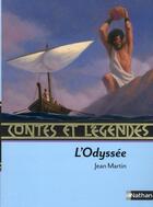 Couverture du livre « Contes et légendes ; l'odyssée » de Jean Martin aux éditions Nathan
