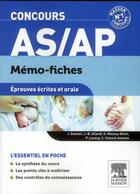 Couverture du livre « Mémo-fiches ; concours AS/AP ; épreuves écrites et orale » de Jacqueline Gassier aux éditions Elsevier-masson