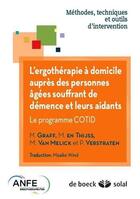 Couverture du livre « L'ergothérapie chez les personnes âgées atteintes de démence et leurs aidants » de  aux éditions Solal