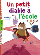 Couverture du livre « Petit diable a l'ecole (un) » de Blandine Aubin aux éditions Milan