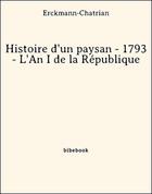 Couverture du livre « Histoire d'un paysan III » de Erckmann-Chatrian aux éditions Bibebook