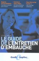 Couverture du livre « Le guide de l'entretien d'embauche » de Cedric Morin aux éditions L'express