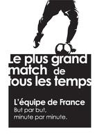 Couverture du livre « Le plus grand match de tous les temps : l'équipe de France » de Didier Durr aux éditions Cms Editions64