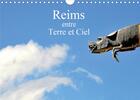 Couverture du livre « Reims entre Terre et Ciel (Calendrier mural 2020 DIN A4 horizontal) ; L'extérieur de la cathédrale de Reims (Calendrier mensuel, 14 Pages ) » de Patrice Thebault aux éditions Calvendo