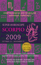 Couverture du livre « Scorpio (Super Horoscopes 2009) » de Beim Margarete aux éditions Penguin Group Us