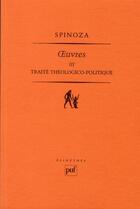 Couverture du livre « Oeuvres III ; traité théologico-politique (2e édition) » de Baruch Spinoza aux éditions Puf