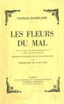 Couverture du livre « Les fleurs du mal » de Charles Baudelaire aux éditions Grasset Et Fasquelle