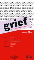 Couverture du livre « Grief, revue sur les mondes du droit - n 9/1 » de Olivier Cayla aux éditions Dalloz