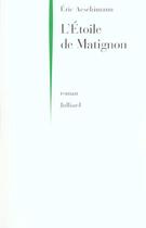Couverture du livre « L'etoile de matignon » de Eric Aeschimann aux éditions Julliard
