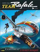 Couverture du livre « Team Rafale t.8 : lancement à haut risque » de Michel Lourenco et Sylvaine Scomazzon et Frederic Zumbiehl aux éditions Zephyr