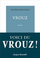 Couverture du livre « Vrouz » de Valerie Rouzeau aux éditions Table Ronde