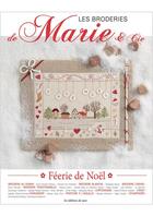 Couverture du livre « Les broderies de Marie ; féérie de Noël » de  aux éditions De Saxe